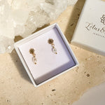 Lotus Pearl Stud Gold